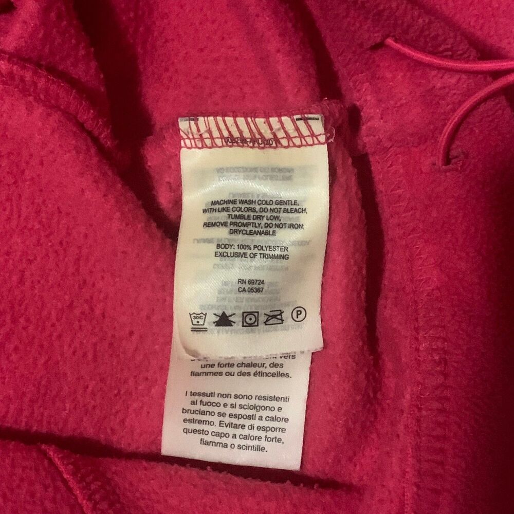 Columbia Fleece Jacket Womens XL Pink Long Sleeve Full Zip Mock Neck Outdoor - Picture 6 of 6